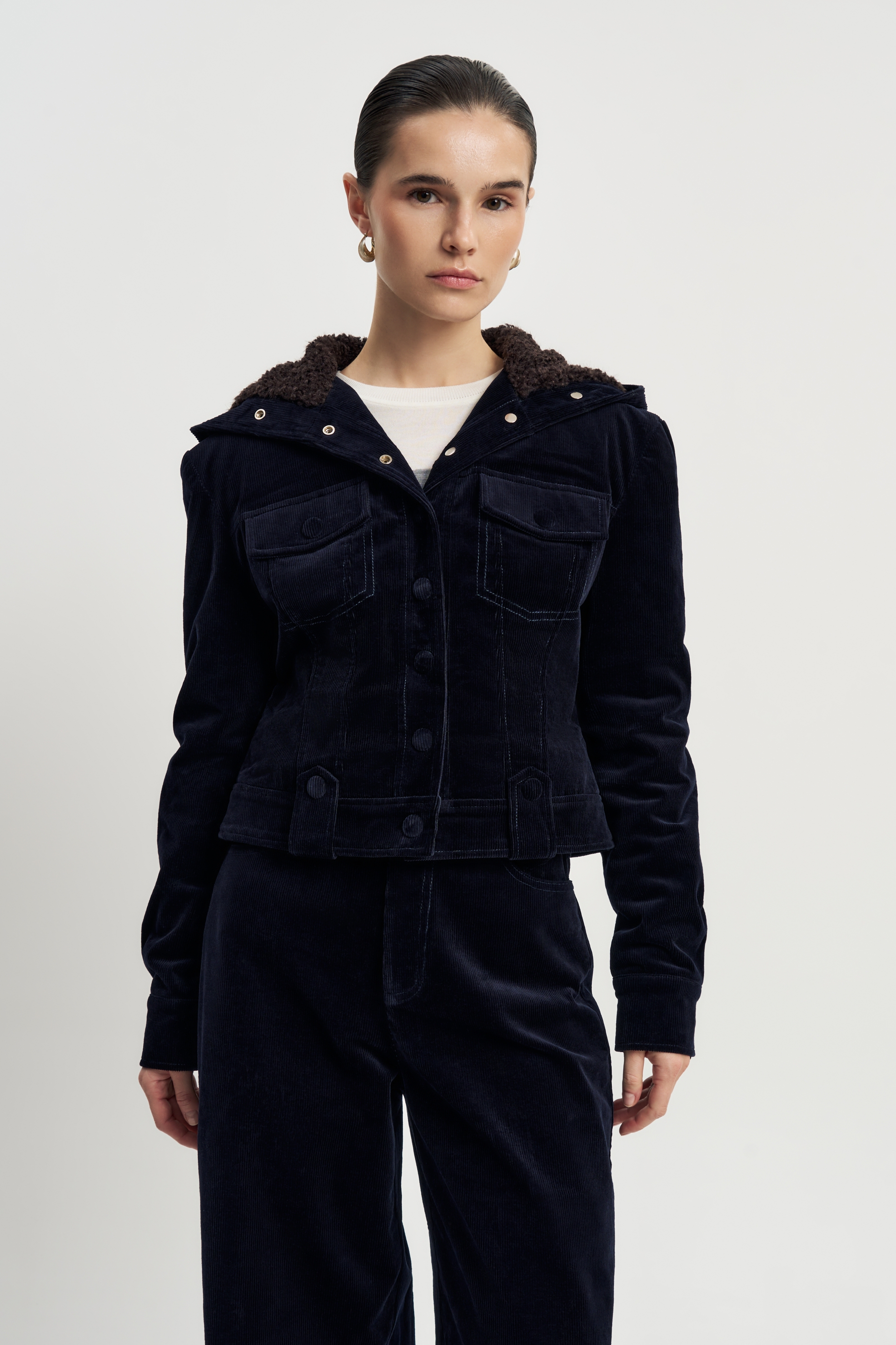 Куртка Синий вельвет