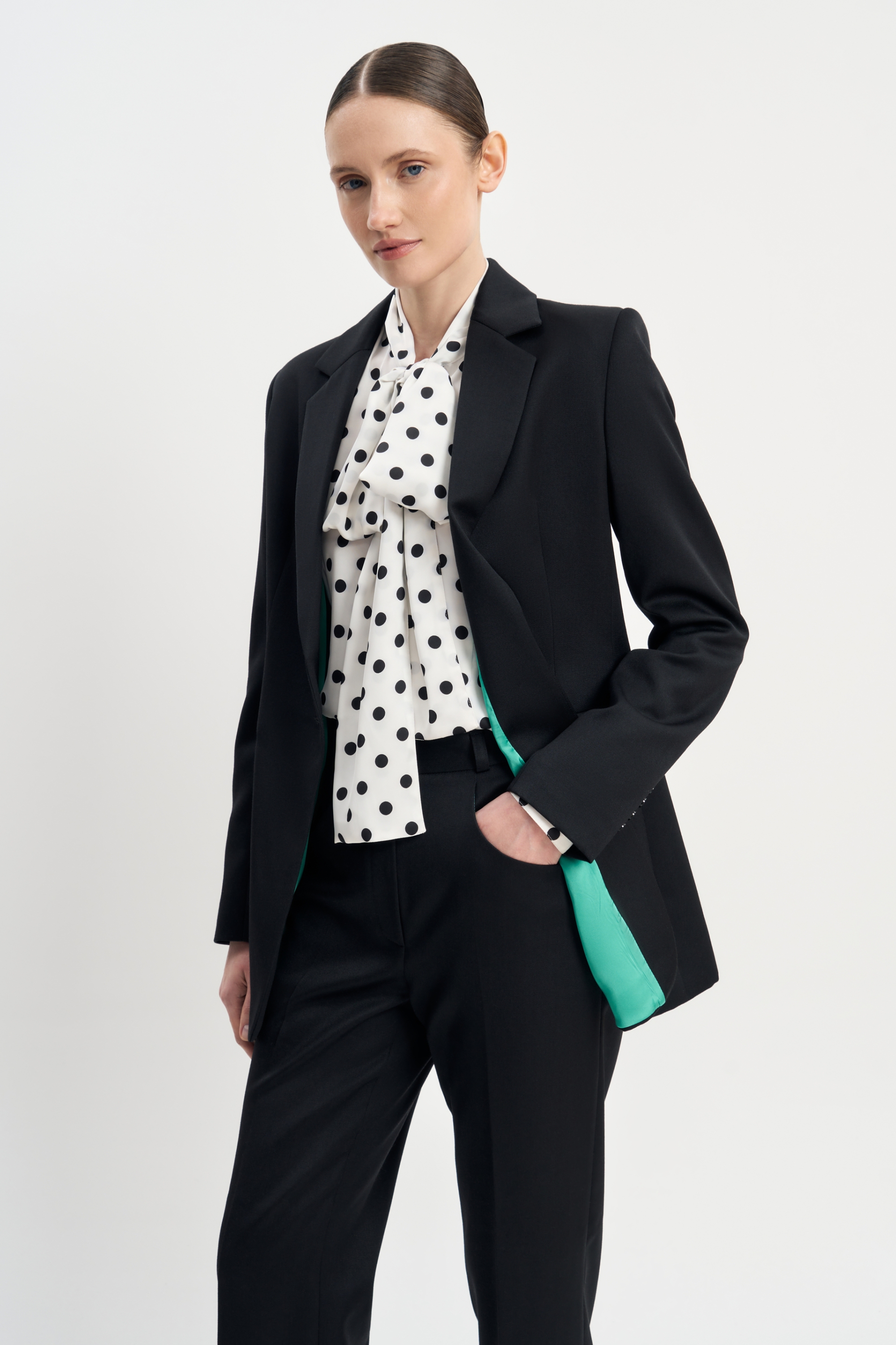 Брючный костюм Абсент