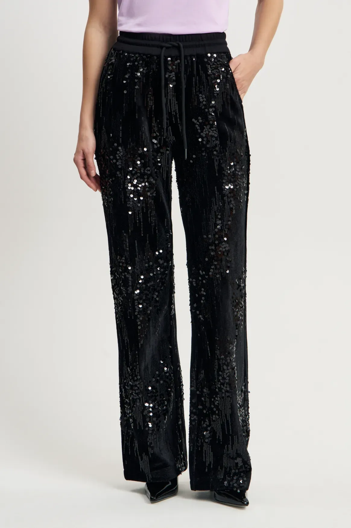 Брюки Люкс чёрные