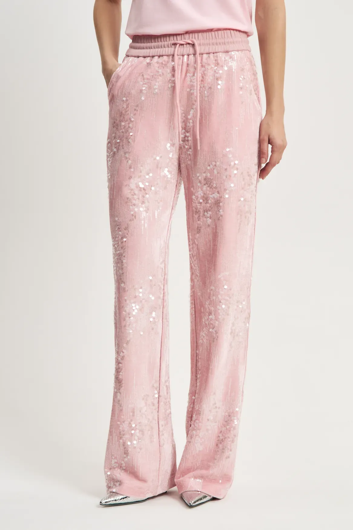 Брюки Люкс розовые