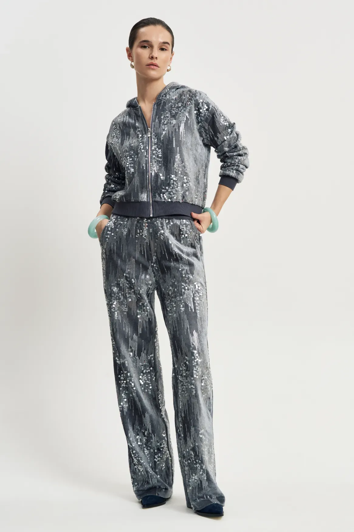 Брюки Люкс серые