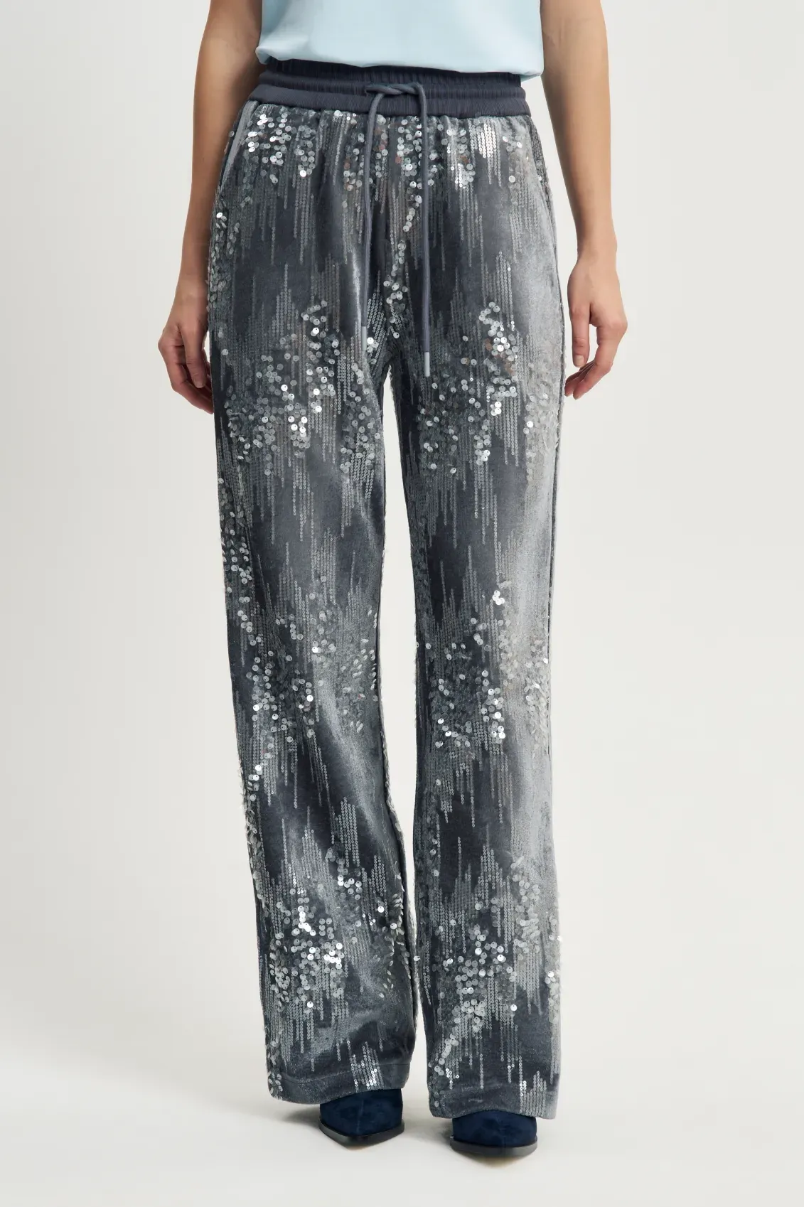 Брюки Люкс серые