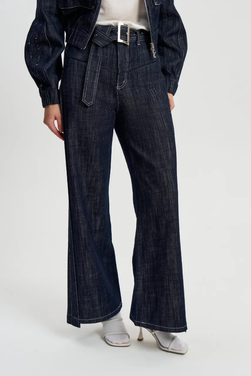 Джинсы Строчки