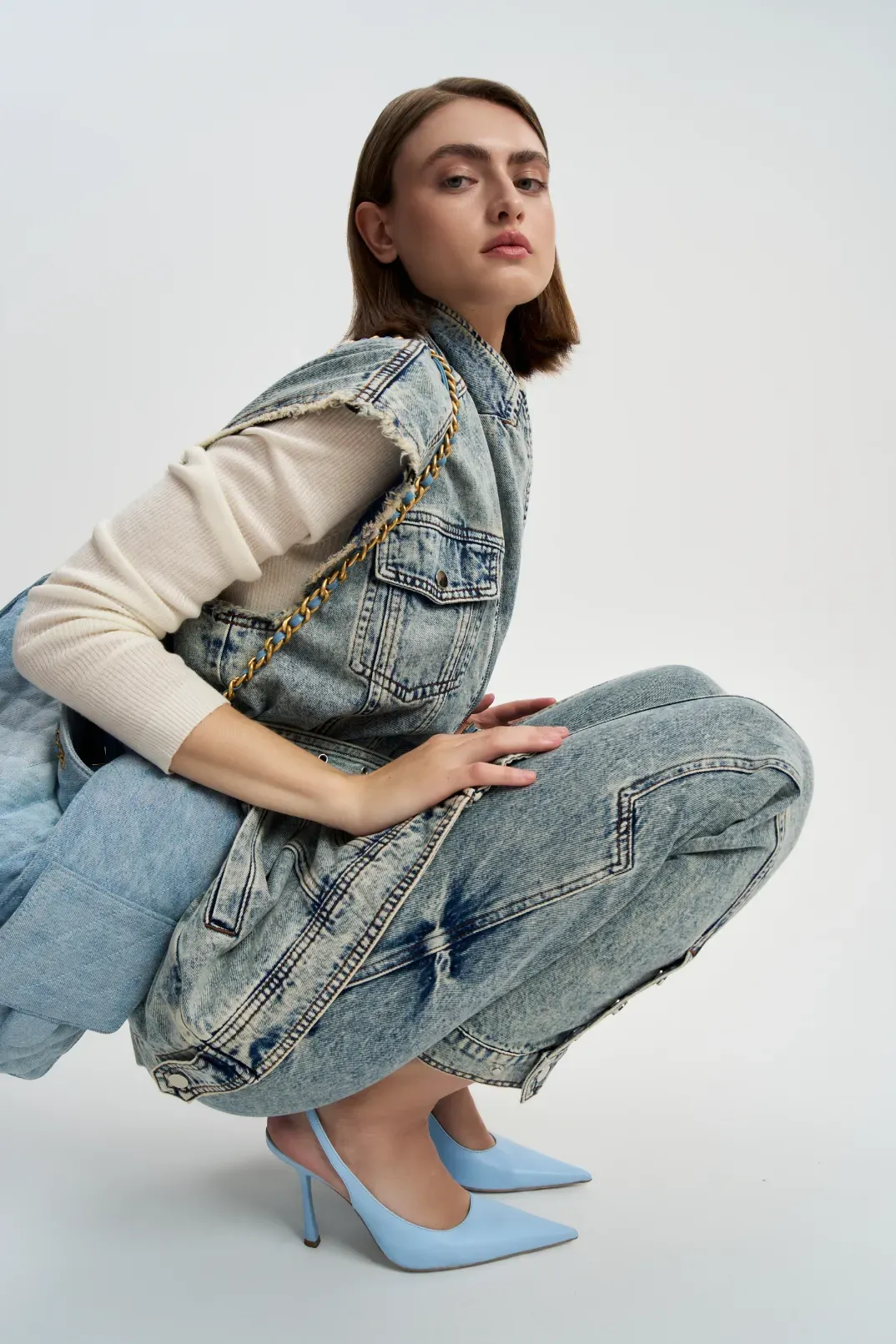 Джинсы Пуговицы