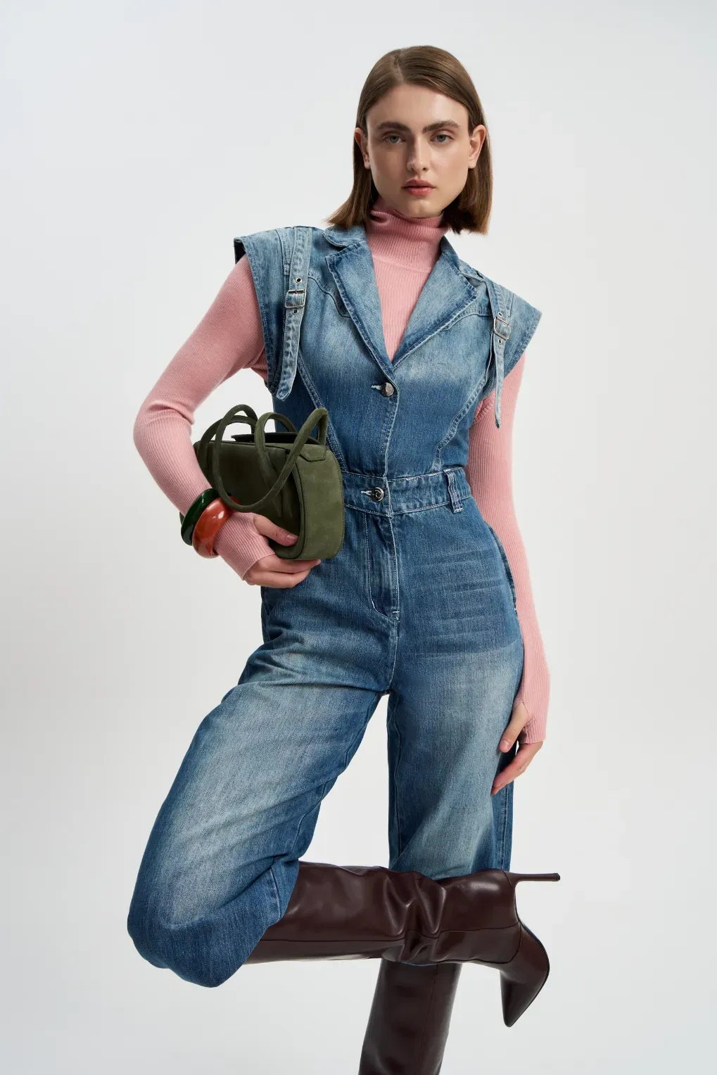 Джинсовый Комбинезон Деним