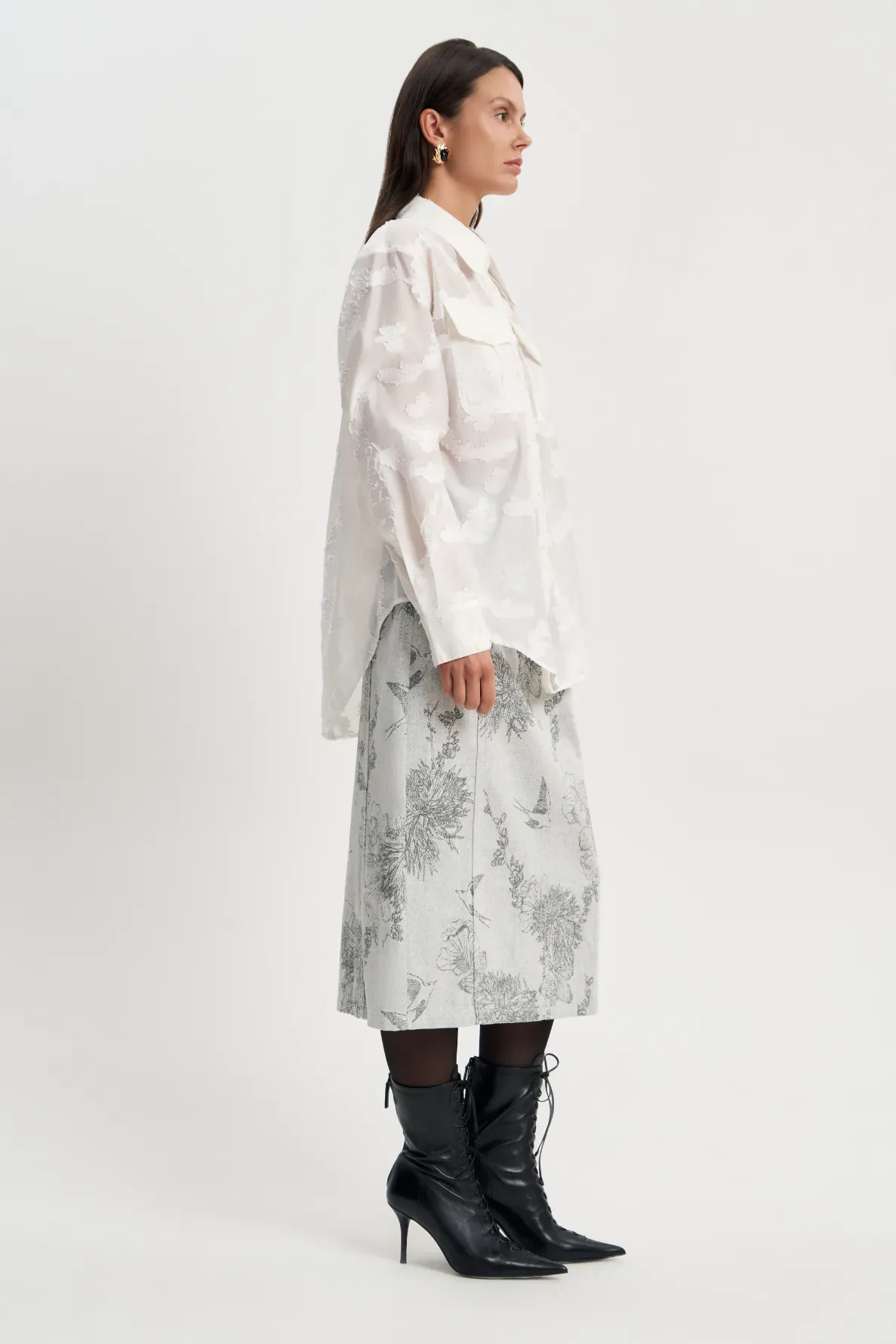 Блузка Цветы