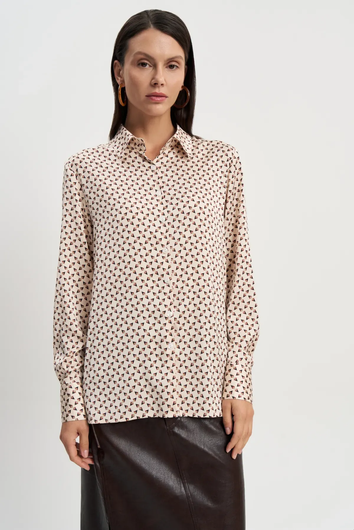 Блузка РОМБ (бежевая)