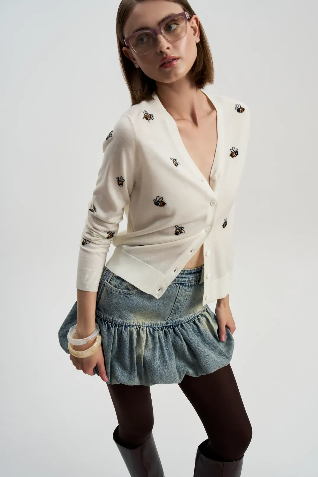 Юбка-мини Баллон