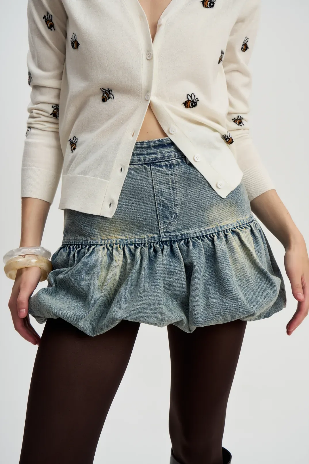 Юбка-мини Баллон