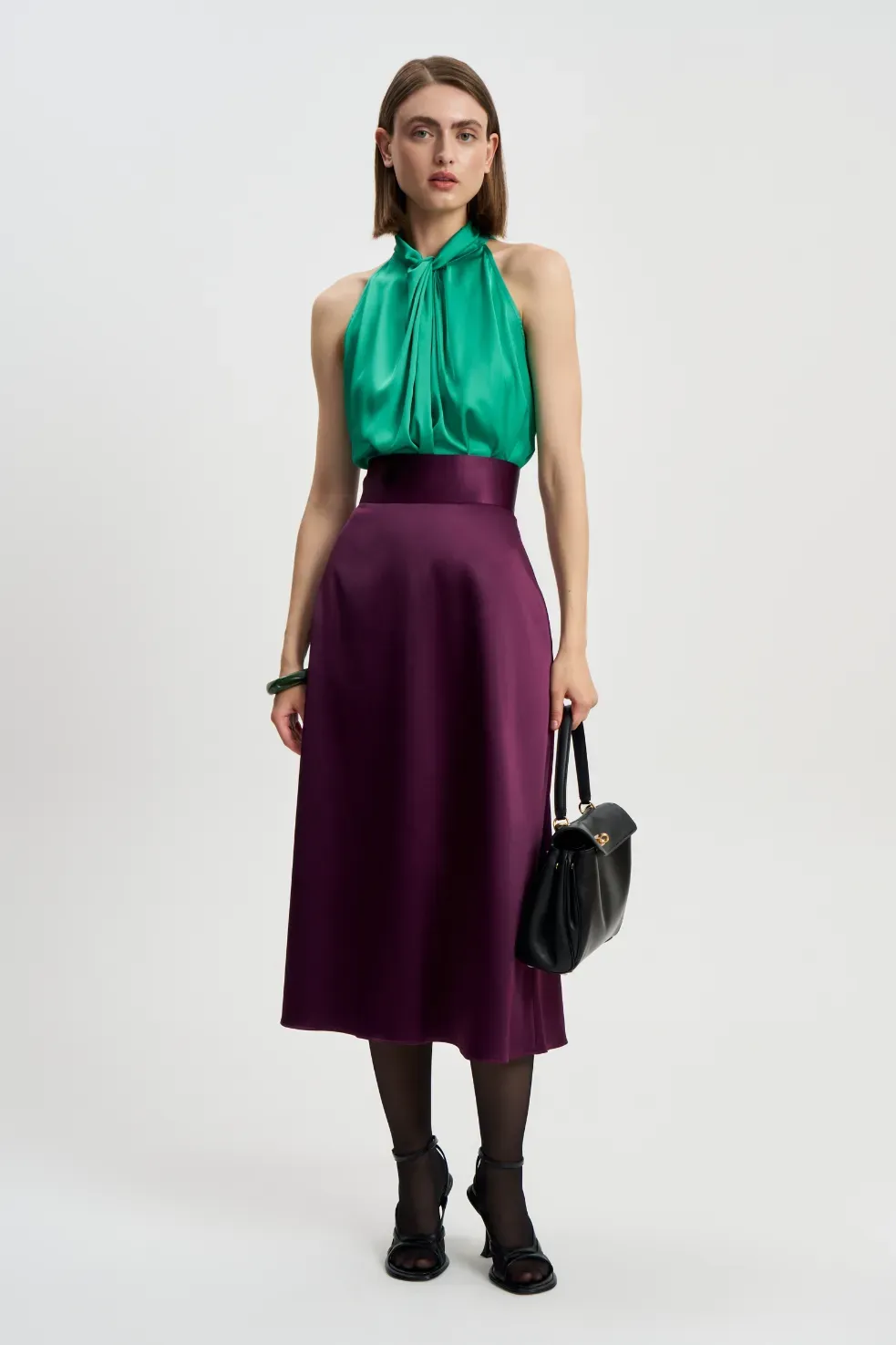 Юбка Элегант лиловая