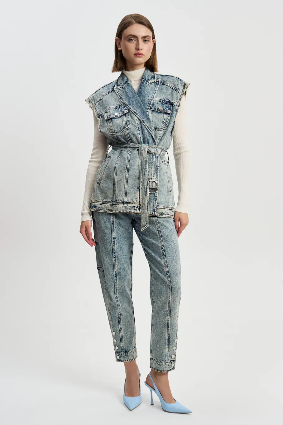 Джинсовый Жилет Варёнка