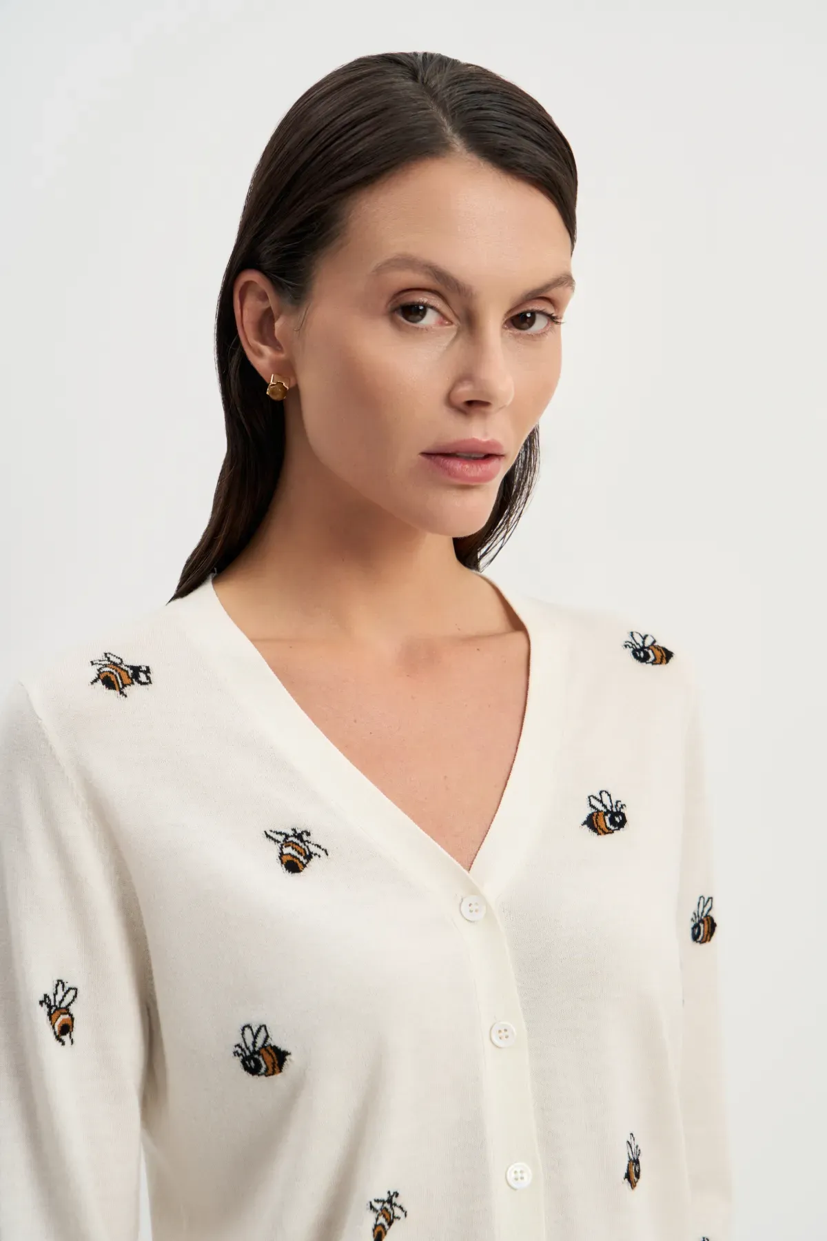 Кардиган «Пчелки» белый