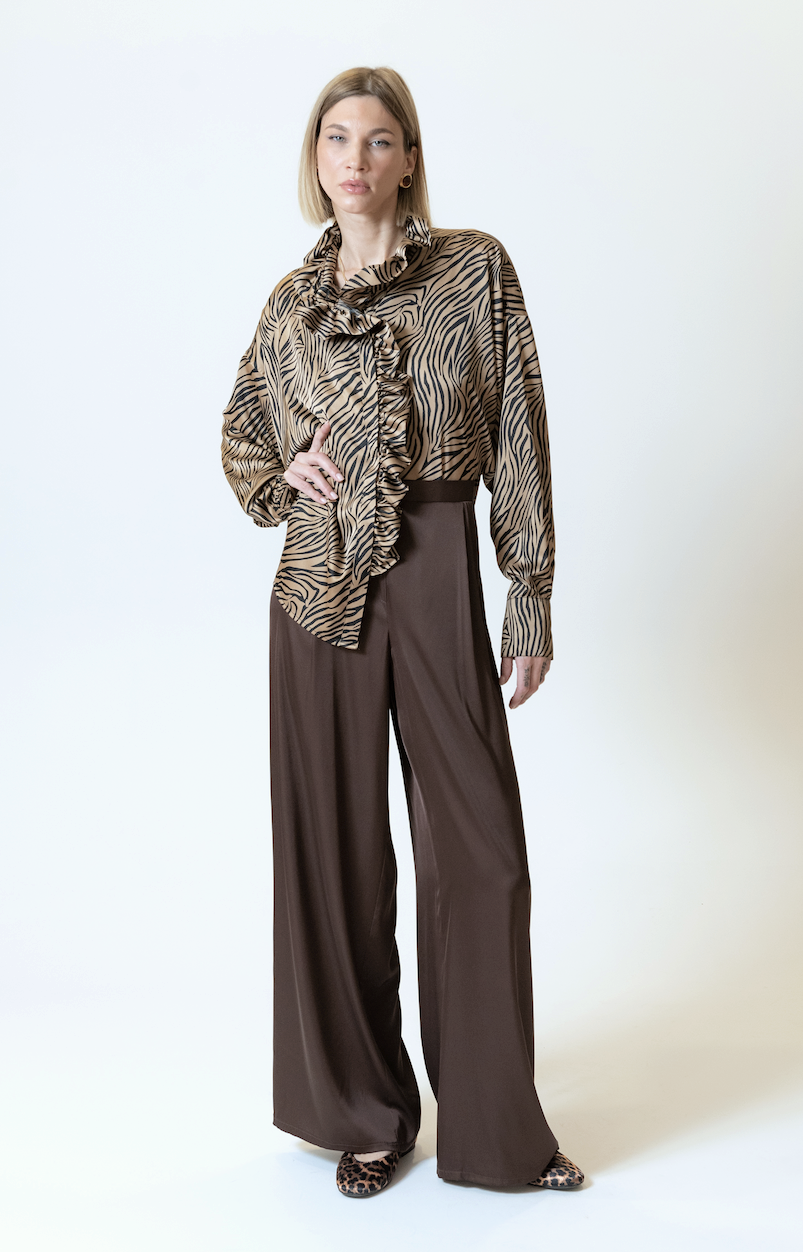 Блуза Зебра (беж)