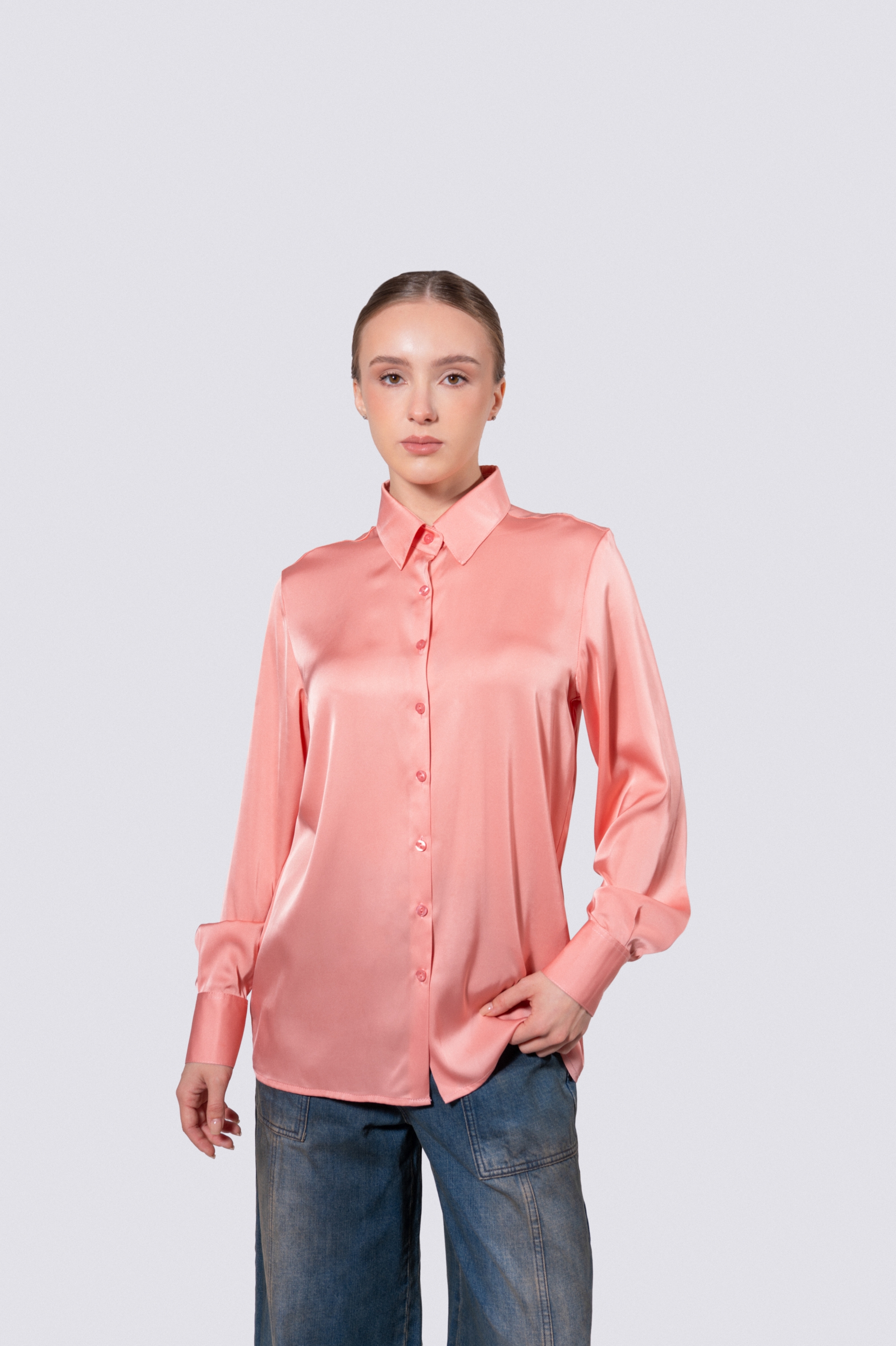 Блузка Classic (персик)