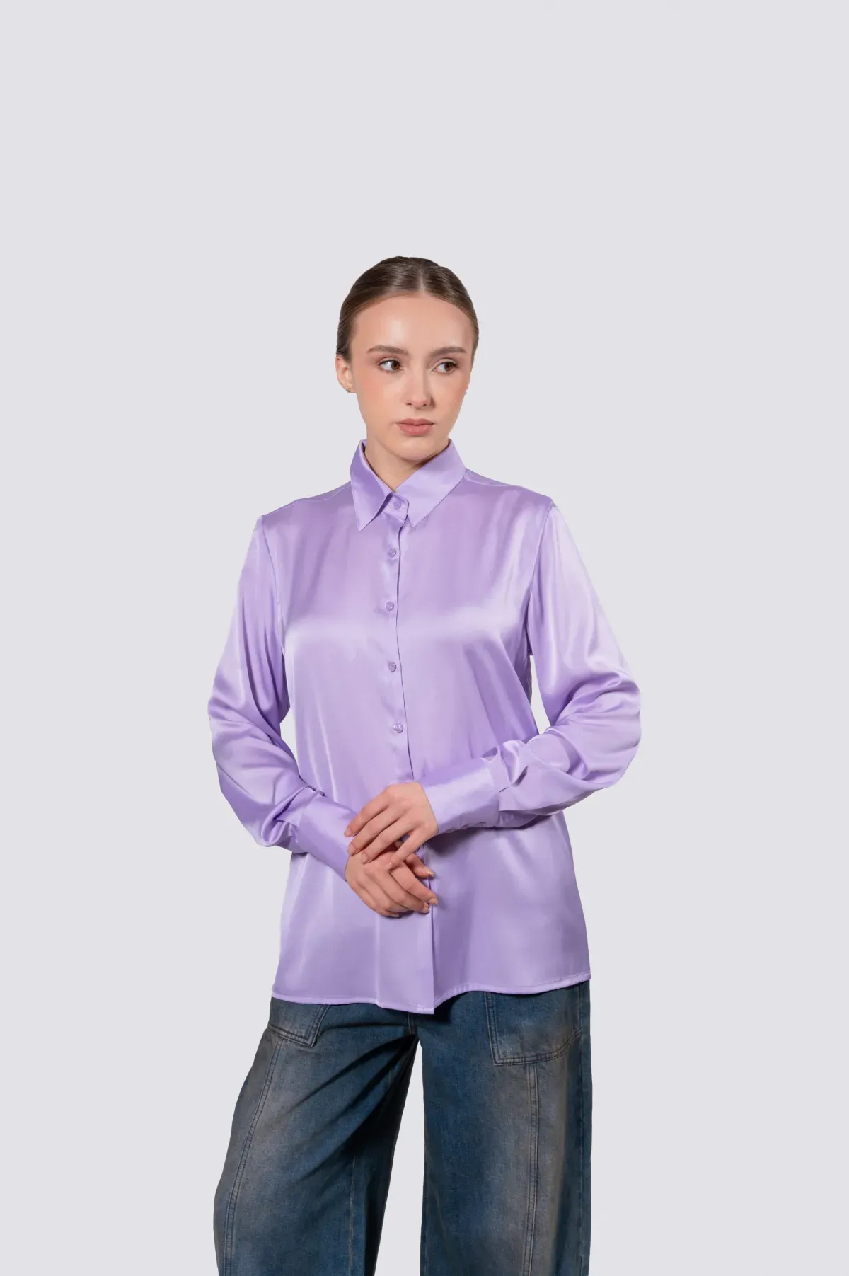 Блузка Classic (сирень)